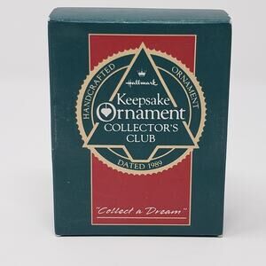 1989 Hallmark Collect a Dream Keepsake Collectors Christmas Holiday Ornament